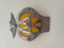 Old large car badge no - old, aa