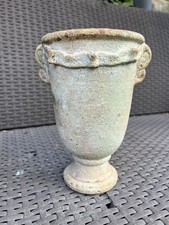 Old Vintage/antique Worn Weathered Terracotta Clay Garden Small Urn