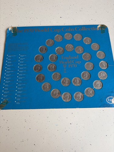 1970 world cup coin medal - world,