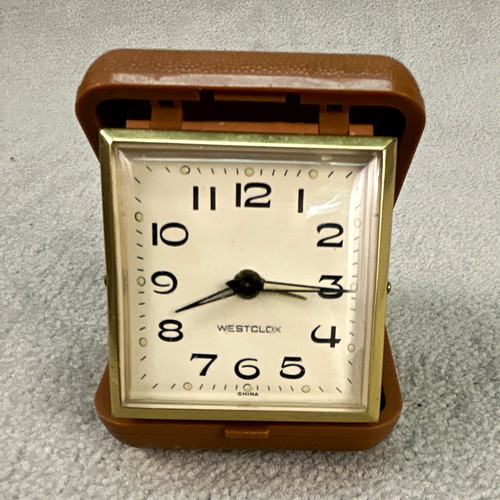 Westclox travel alarm clock - travel,