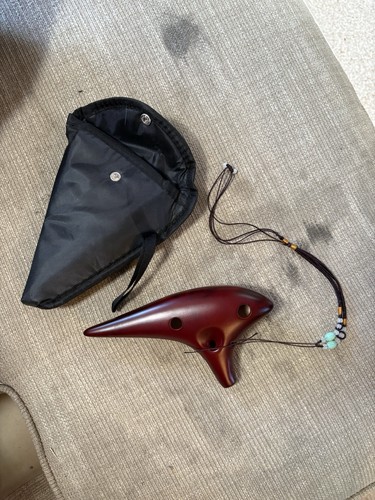 Ceramic ocarina flute hole - ceramic,