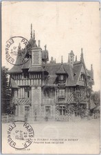 Vintage Postcard Chalet Bavent France Architecture WWII