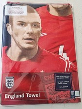 England Football Team Beckham Owen Gerrard Rooney Beach Towel Official Product