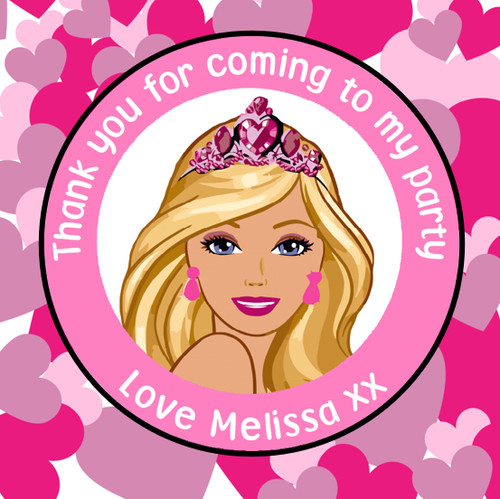 Personalised barbie party - personalised,