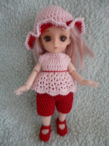 Hand crochet set for 15cm - hand, a