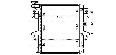 Ava engine cooling radiator - engine,