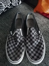Men's Vans Classic Checker Slip Ons UK Size 12