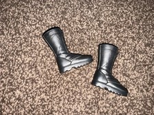 TALL BOOTS 1/6 SCALE BLACK BOOTS TOY FOR 12” SOLDIER BLUE BOX DRAGON IN DREAMS 