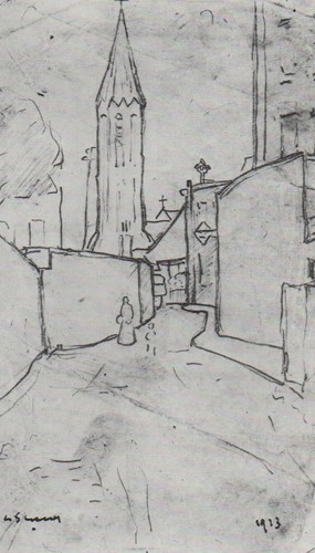 Slowry pencil drawing 1913 - l,