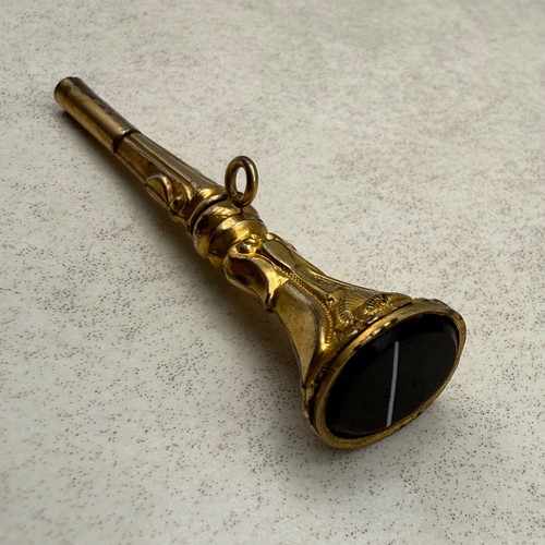 Antique gold gilt banded - gold,