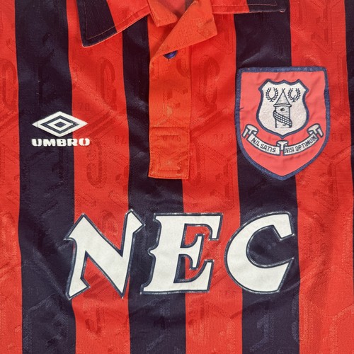 Everton football shirt 1992 - football,