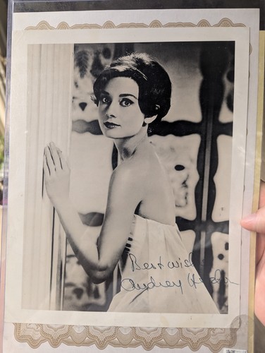 Audrey hepburn signed - audrey,