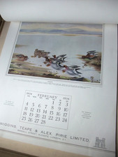 Wiggins Teape  and Alex Pirie Calendar 1934 -  Philip Rickman illustrations