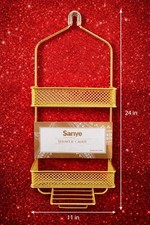 Sanye Luxury Gold Shower Caddy
