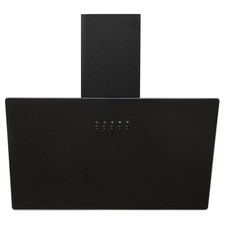 60cm Glass Cooker Hood Black