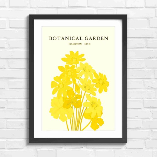 Botanical garden flower art - botanical,
