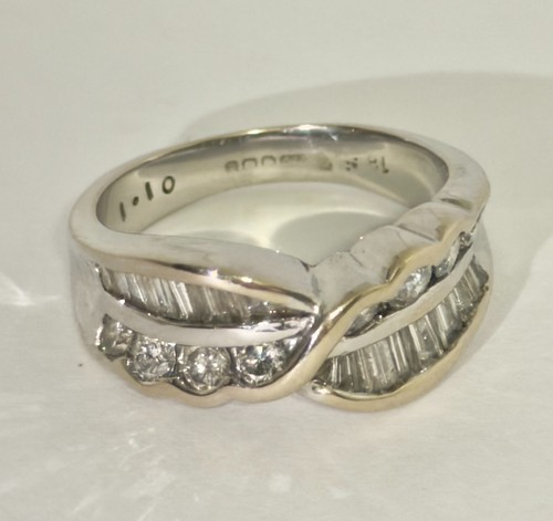 18ct white gold diamond - diamond, ring