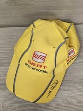 BTCC Seat Auto Emocion Yellow Baseball Cap SIGNED by Jason Plato 2008