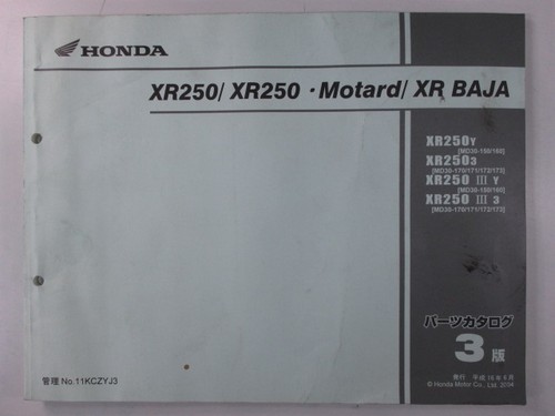 Xr250 motard baja parts - xr250,