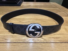 GUCCI Supreme Leather Belt