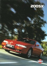 Nissan 200 SX 1994-96 UK Market Sales Brochure Silvia
