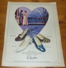 1971 VINTAGE LARGE AD CLARKS