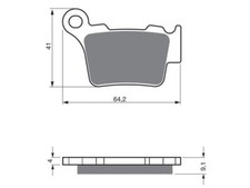 Trw Brake Pads MCB743SI Fits