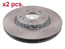 X2 PCS FRONT BRAKE DISC ROTOS