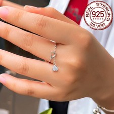 Women Cubic Zirconia Heart