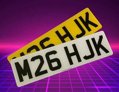 Short digit number plates - 6,