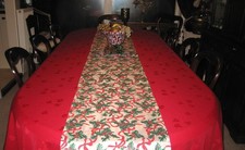 Red Ivy Leaf Spun Poly 'Like