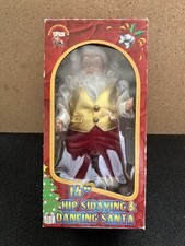 Vintage Knight Animated Hip Swinging Santa Sings Claus - PLEASE READ 