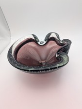 Vintage Murano Bubble Purple