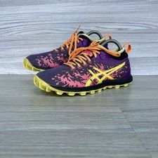 Asics Gel Fujirunnegade Trainers Size 7 Purple Trail Outdoor Shoes Running