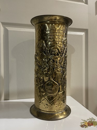 Vintage brass pub bar - brass,