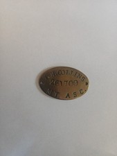 Vintage Military / Mining Dog Identification Tag
