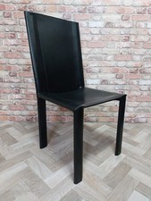 Matteo Grassi Black Leather