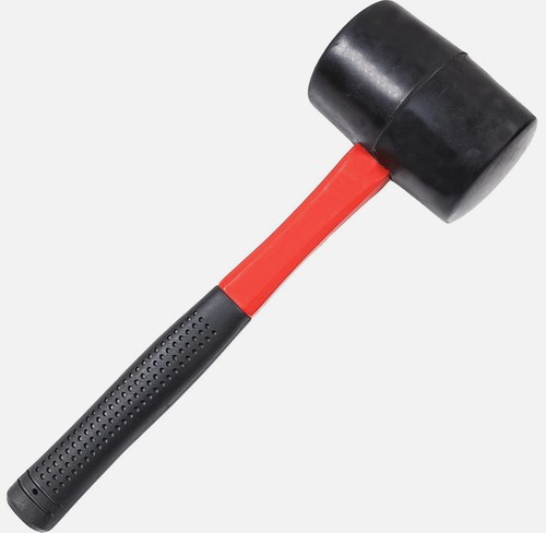 Rubber mallet hammer - mallet, 32oz