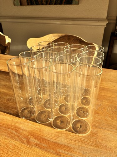 Tall candle vases - 16,