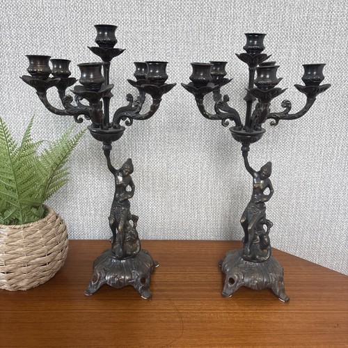 Vintage brass candlestick