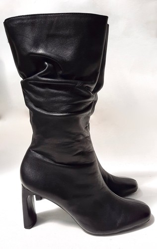 Bershka black supple leather - bershka,
