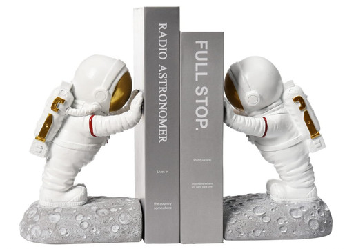 Decorative astronaut bookends - astronaut,
