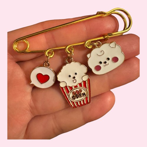 Kawaii popcorn bichon - popcorn,