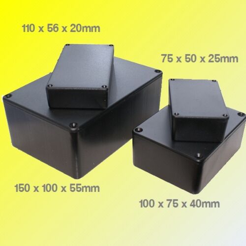Abs black plastic electronics - black,
