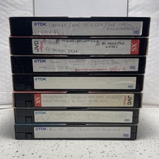 VHS Video Tapes Job lot Used 7