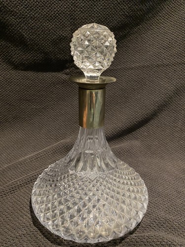 Vintage cut glass brandy - vintage,