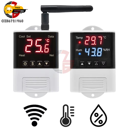 Wifi thermostat humidistat 12v - humidistat,