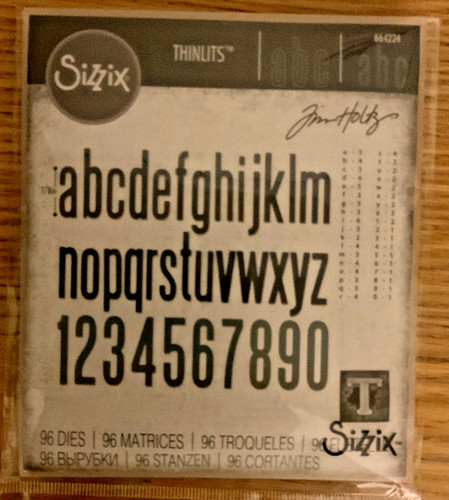 Tim holtz sizzix thinlits - tim,