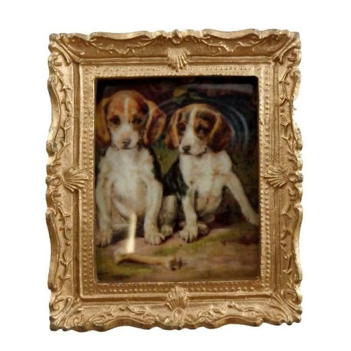Dolls house miniature beagle - dolls,