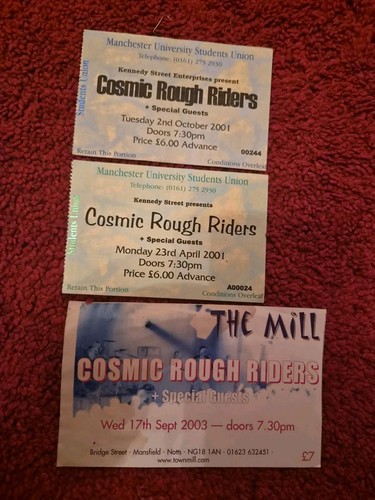 Cosmic rough riders concert - rough,